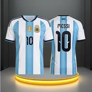 2026 Argentina Home 10# Messi Short Sleeve Soccer Jersey Fans Version