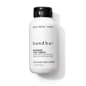 Bondbar Bonding Curl Cream, Seals in Moisture, Adds Bounce, Cruelty Free, Vegan, Paraben Free, 4 Oz
