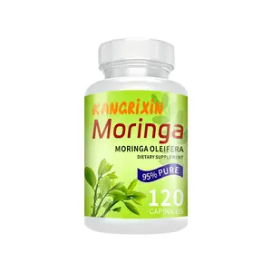 KANGRIXIN Moringa Leaf Extract Dietary Supplement Capsules - High Potency Green Superfood Rich in Antioxidants, for Energy & Immune Support, 120 Capsules