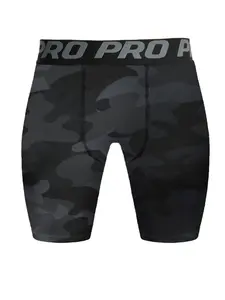 Men's Compression Shorts Gym Workout Nylon Briefs Quick-Dry Breathable Tight-Fit Running Basketball Gym Shorts Active Athletic Shorts Activewear Shorts High Stretch Shorts