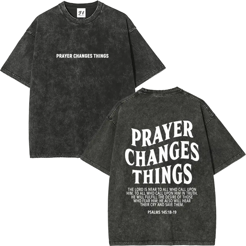 Men's T-Shirt, 260g Heavyweight Washed Cotton, Vintage Christian Graphic Print, Aesthetic Baggy Oversized Fit for Casual Streetwear, Fabric, Fashion, Loose, Tshirt, Fluffy, Retro, Dtg Printing, Oversized Baggy, Vintage Print, Parties, Tops