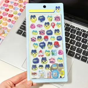 New Cute 3D Bubble Stickers, Cartoon Scrapbook Stickers, DIY Journal Stationery Stickers, Suitable for Planners, Handmade Crafts, Cup Decorations