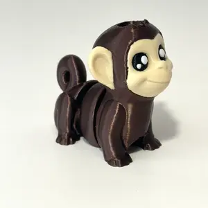 Monkey/Monkey Topper - 3D Printed Articulating Figure