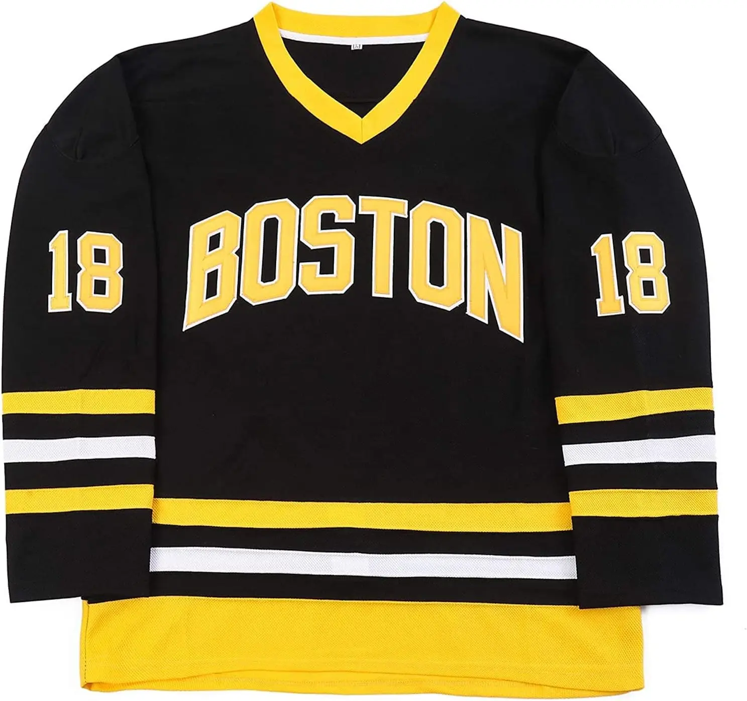 Gilmore #18 Hockey Jersey - Unisex Fitted Long Sleeve Athletic Top, Stitched Tackle Twill Lettering, Breathable Single Layer Polyester Mesh, Quick Dry, Machine Washable for 90s Party Holiday Cosplay