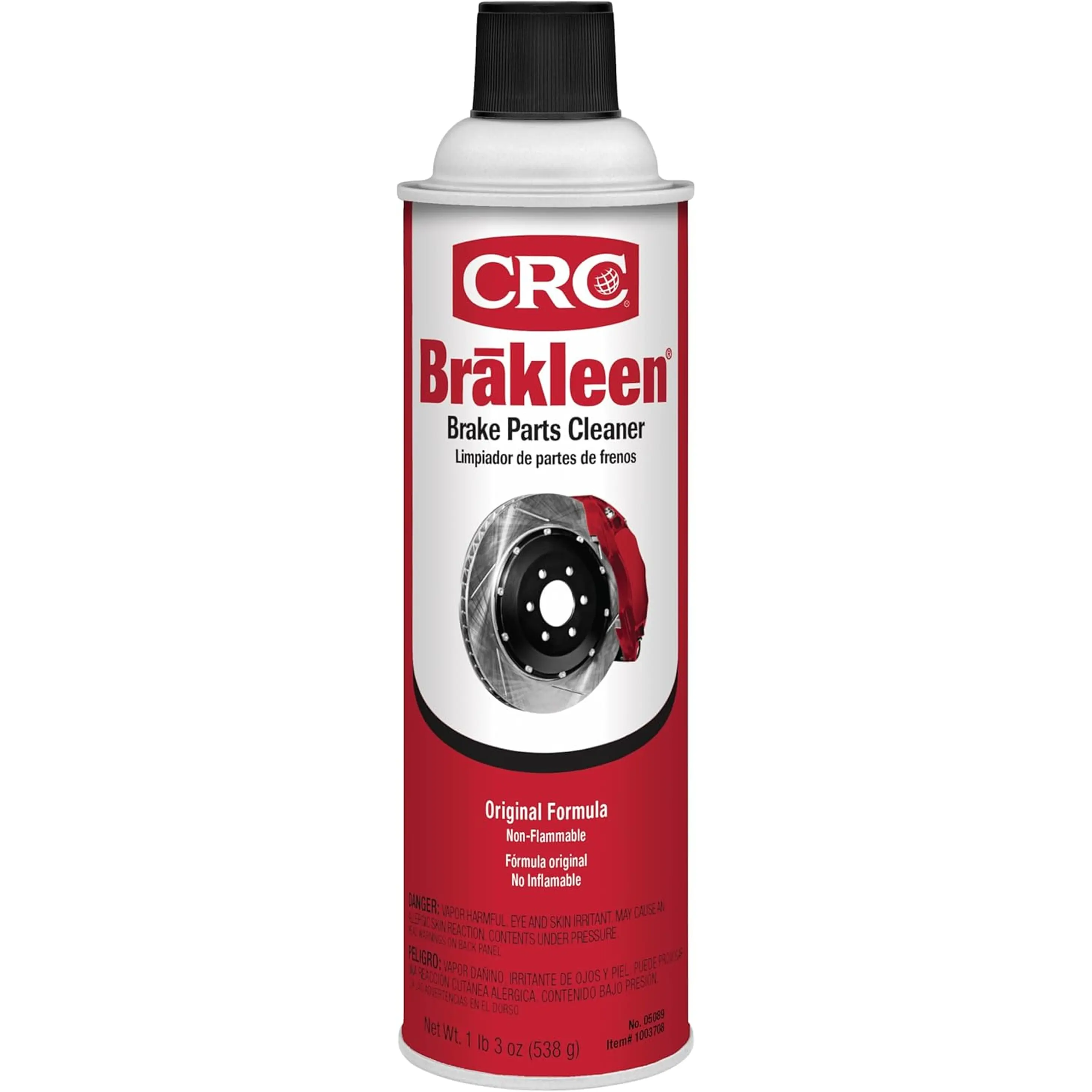 CRC BRAKLEEN Brake Parts Cleaner - Non-Flammable -1Lb 3 Oz (05089)