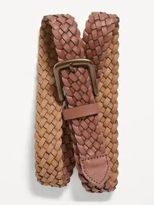 Old Navy Men's Braided Faux-Leather Belt for Men