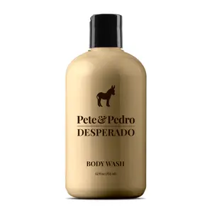 Desperado Body Wash - Rum Scented Moisturizing Men's Shower Bodywash | Activated Charcoal Nourishes Dry Skin | Glycerin, Willow Bark & Green Tea Extract, 12 oz.