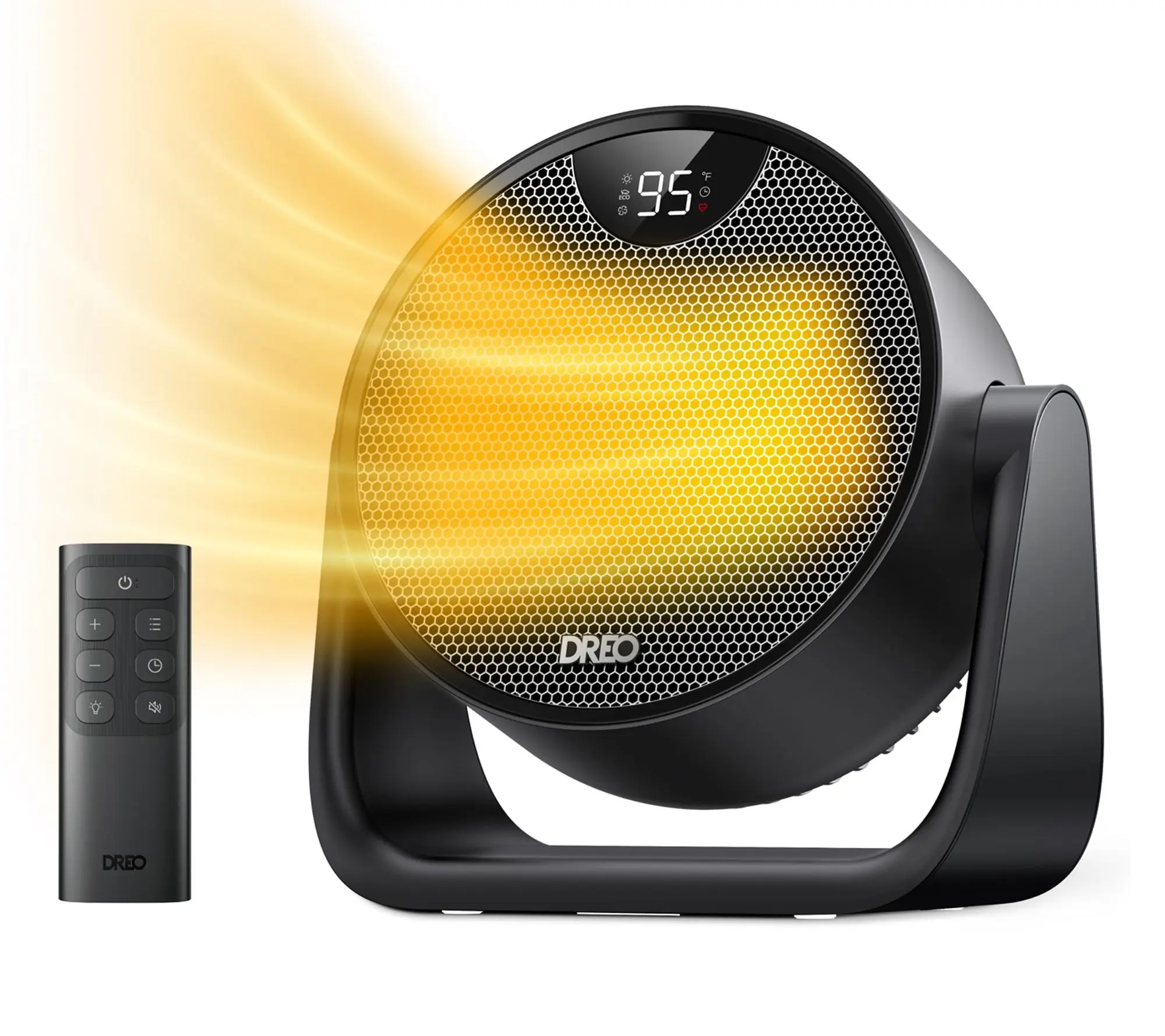 DREO 1500W Portable Ceramic PTC Heater with 3 Heat Levels DREO 1500W Portable Ceramic PTC Heater with 3 Heat Levels