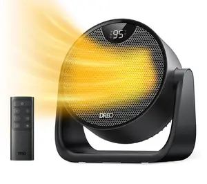 DREO 1500W Portable Ceramic PTC Heater with 3 Heat Levels