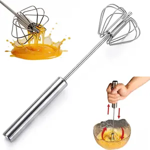 Semi automatic mixer, stainless steel egg beater, advanced stainless steel kitchen mixer, multi-purpose mixer for egg  beaters cupcake Cake