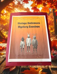 Vintage Halloween Mystery Envelope