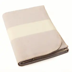 One Stripe Banderita Alpaca Wool Blanket Twin Size