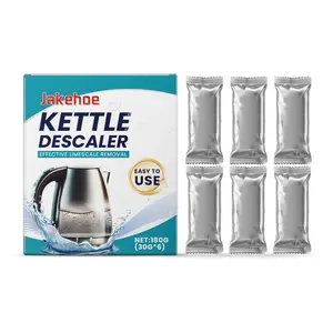 Jakehoe Lemon EDTA-Based Kettle Descaler Powder - Electric Kettle Cleaner for Descaling & Brightening - Household Detergent Container