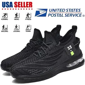 New Men's Breathable Lightweight Sport Shoes Outdoor Casual Athletic Sports Jogging Tennis Gym Sneakers