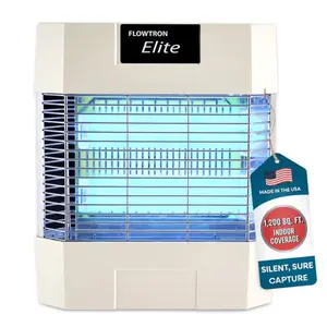Flowtron Fly Stun Unit, 1200 Sq Ft Electric Indoor Bug Zapper for Gnats & Insects w/80W UV Light