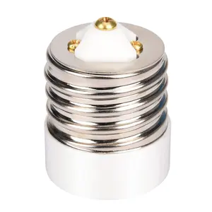 YiLighting Porcelain Mogul Base (E39) to Medium Base (E26/E27) Antique Light Lamp Adapter Converter Reducer NOT A 3-WAY SOCKET