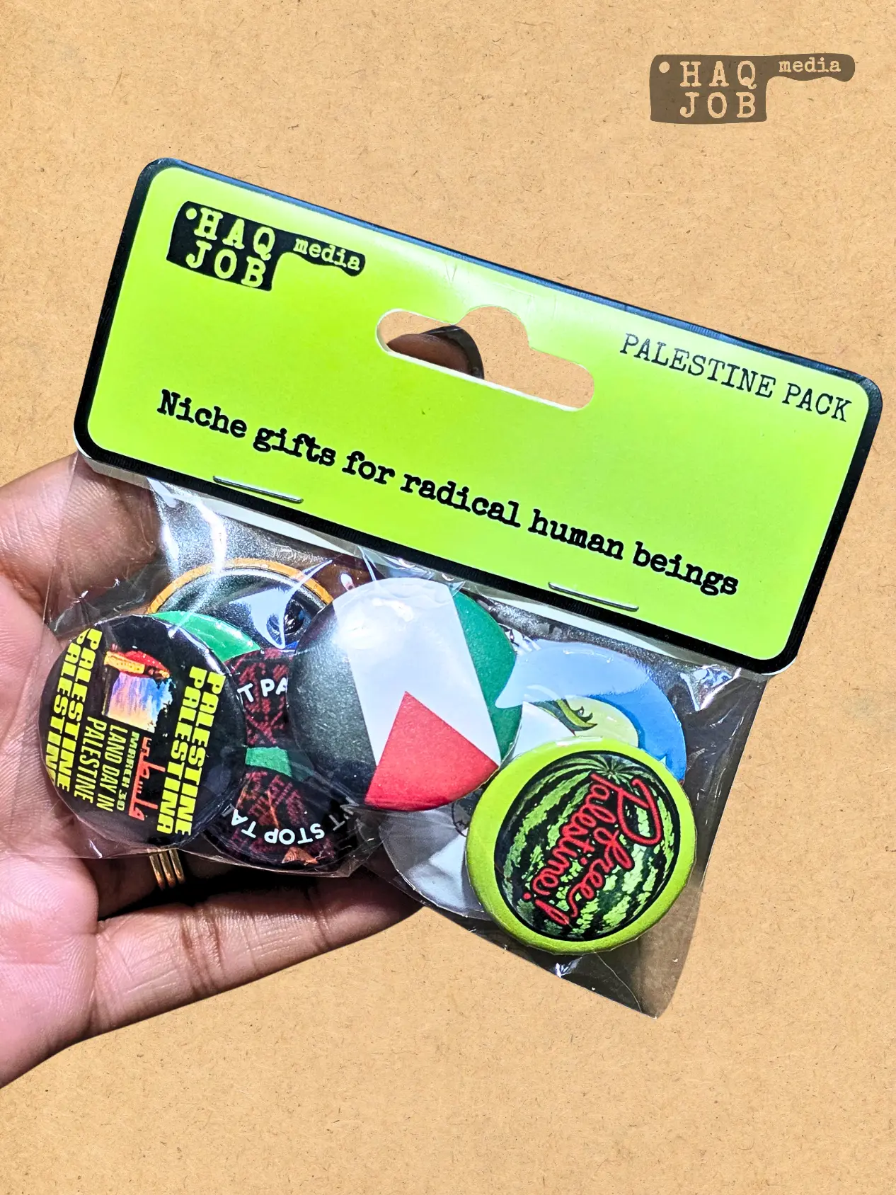 Palestine Pinback Buttons MEGA-PACK (set of 10 1.25" pins)