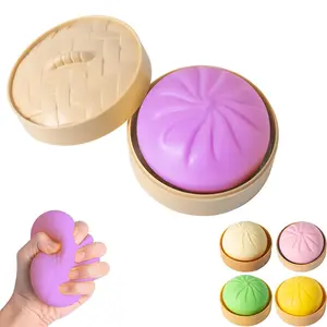 Mystery Bao Bun Squishy Box, Fidget Toys for Adults & Teens, Sensory Stress Ball Squeeze Toys for Stress Relief