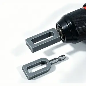 GJAHSH Professional Rebar Tie Wire Twisting Tool for Drills - 2PCS Heavy Duty Steel Wire Twister with 6mm Hex Shank for Construction and Fencing Projects