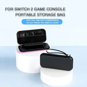 FOR Switch2 Storage Bag Protective Case Tempered Film Set, FOR Ns2 Console Protection Eva Hard Shell Travel Outdoor Carry, Essential Gaming Accessory