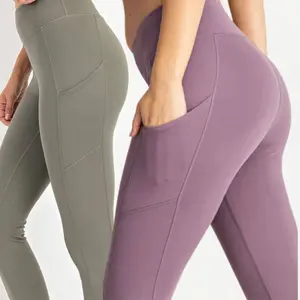 Ari Butter Soft Leggings - Regular & Plus Size Spandex Womenswear Bottom Women Pockets