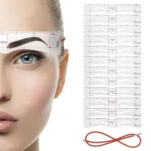 Headband Eyebrow Template, Headband Eyebrow Auxiliary Tool, Eyebrow Drawing Tool, Eye Brow Stencils, Eye Makeup Tool for Women Eyebrow Shaping, Eyebrow Styling Kit