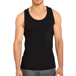 Men's Tank Tops Premium Cotton Heavyweight Muscle Tanks Sleeveless Tops Shirt Loose Fit Performance Moisture Wicking S-3XL Gym Sport Activewear