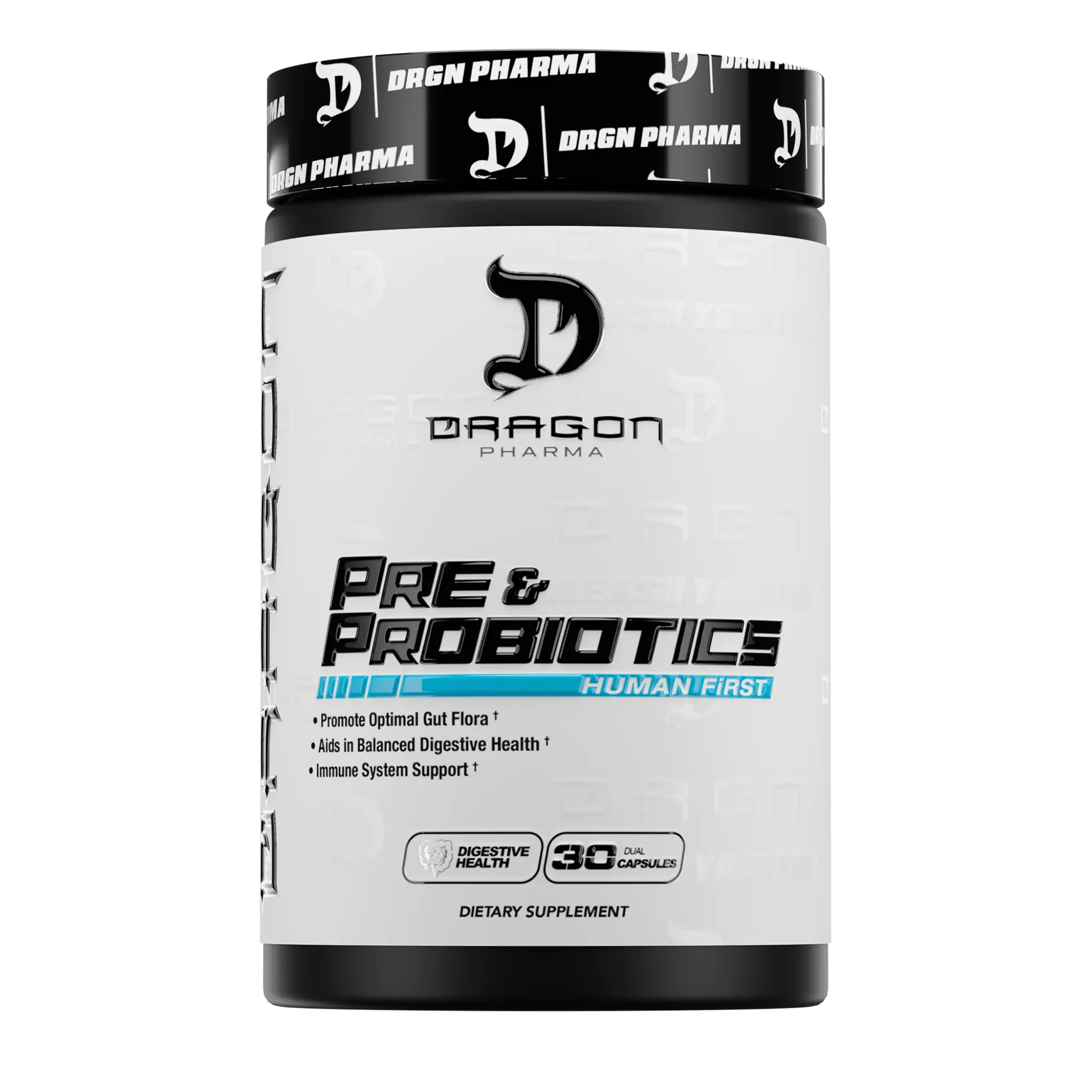 Dragon Pharma Natural Pre & Probiotic Supplement - 30 Capsules