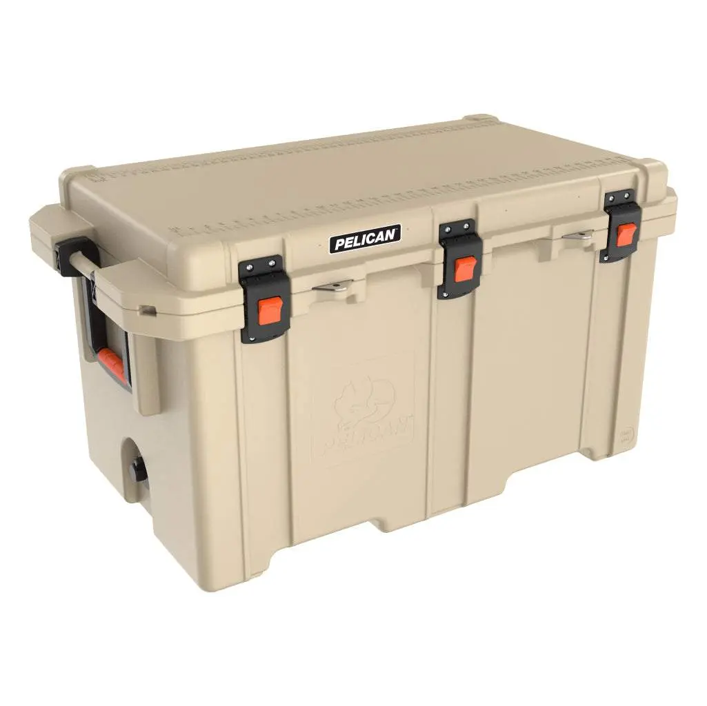 Pelican 150QT Elite Hard-Sided Cooler, Insulated Portable Ice Box with 10-Day Ice Retention, Bear-Proof for Camping and Hunting, Camping Cooler, Insulated Portable Cooler