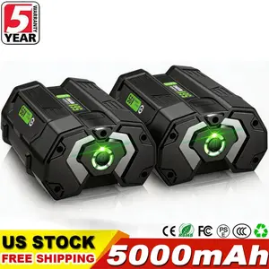 2/1 Pack 5.0Ah Replacement Battery for EGO 56V Battery Compatible with EGO 56 Volt Battery Tools Lawn Mower Leaf Blower fathersdaygift