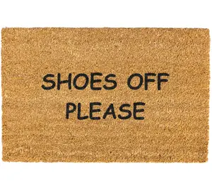 Shoes Off Please Doormat - Funny Door mat, Take Your Shoes Off, Door mat, Welcome mat