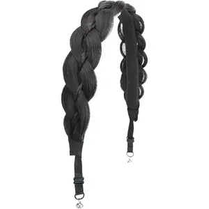 Aesthetic Multi-functional Magnetic Fishbone Braid Headband, Premium Acetate Hair Accessory for Professional Women, Realistic Synthetic Hairband for Fast Styling, Unique Gift for Best Friend, Durable Adjustable Salon Quality Headwear
