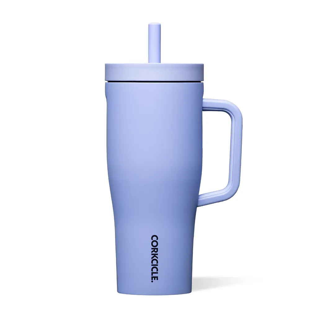 22oz Leakproof Reusable Water Tumbler Bottle with Silicone Lid - Insulated Cup, Coffeetumbler, Leakproof Cruiser Tumbler, Cupholder-Fit Drinkware for School, On-the-Go Use