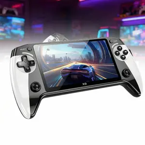 X9 Rechargeable Handheld Game Console, Portable Wireless Gaming Device with 9 Built-in Emulators, Travel-Friendly Handheld Player with Protective Design