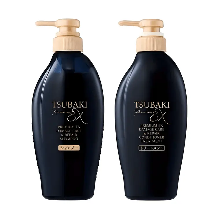 FINETODAY TSUBAKI Premium EX Damage Repair Shampoo & Conditioner 13.5 fl oz x 2 - Japanese Hair Care, 2025