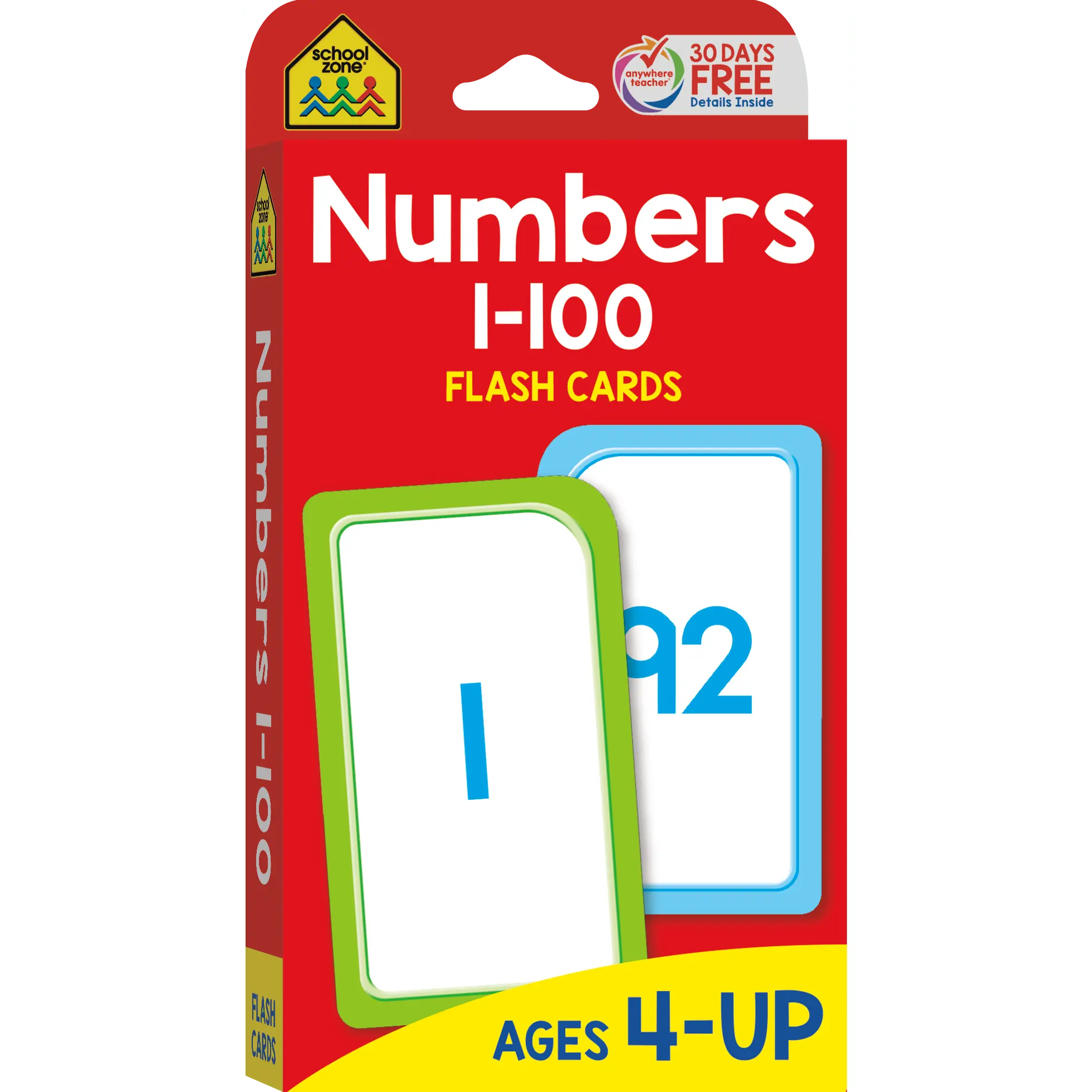 Numbers 1-100 Flash Cards