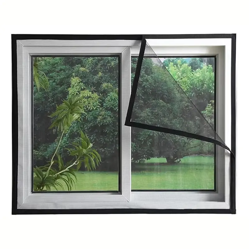 Self-Adhesive Mosquito Net for Doors and Windows – Summer Insect-Proof Tulle Window Screen Curtain Mesh