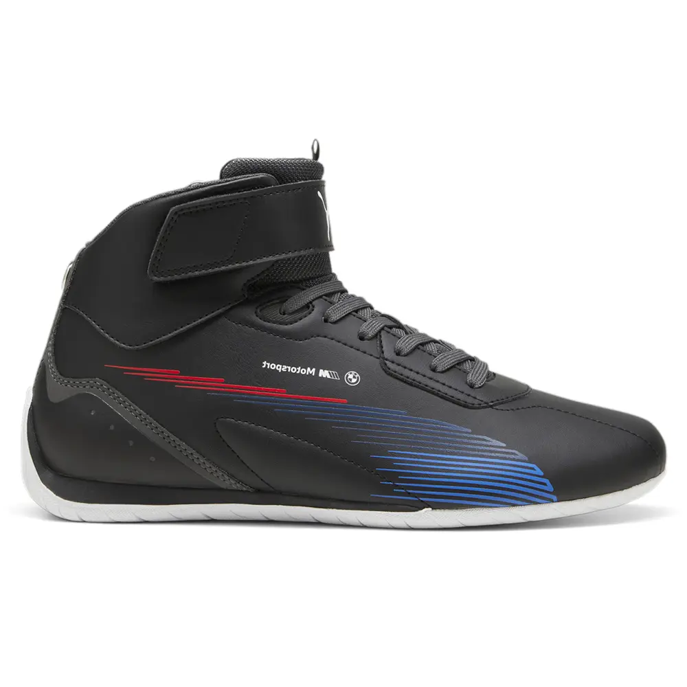 PUMA Mens Bmw M Motorsport X Neo Cat Mid 2.0 Lace Up Sneakers Shoes Casual - Black