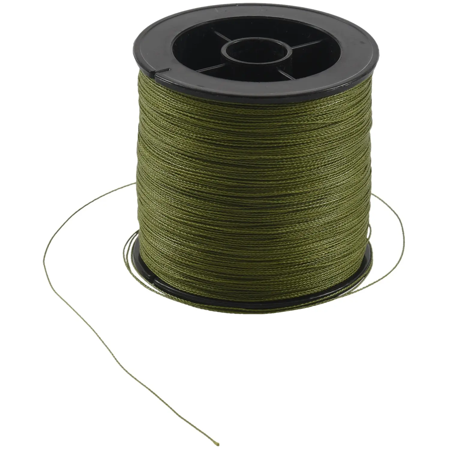 Green 4-Strand PE Braided Fishing Line, 500m, 30 LB, 0.26mm Diameter, Braided Type, Near-Nil Absorption, Lightweight and Water-Resistant