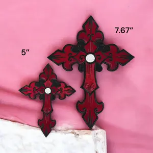 Lucky 7 Cross Embroidery Patch Multi sizes 5 -7