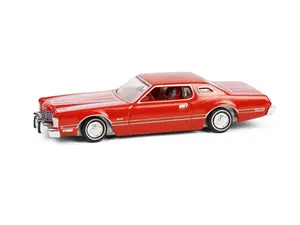 1973 Ford Thunderbird - Red Custom (California Lowriders Series 6) Diecast 1:64 Scale Model - Greenlight 63070E