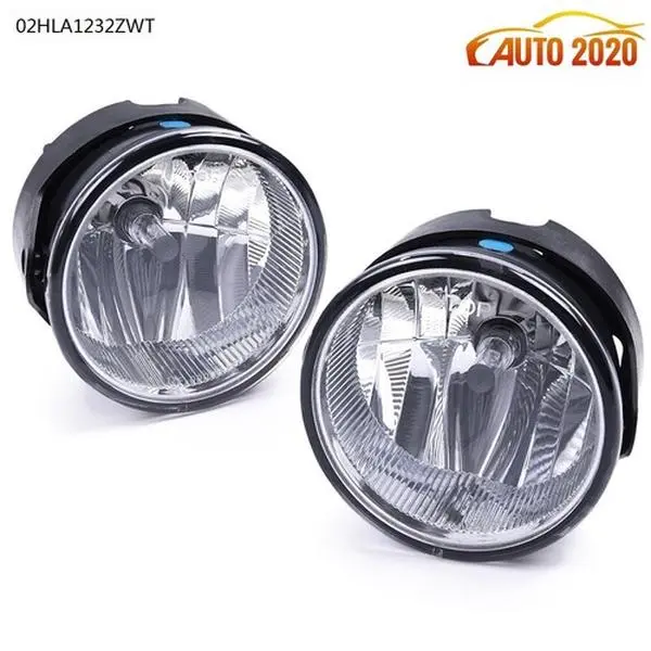Pair of Front Fog Driving Lights, Polycarbonate Automotive Auxiliary Bumper Lamps with H10 Bulb for 2007-14 Ford Expedition, 2008-11 Ford Ranger, Car Accessory for Visibility Boost