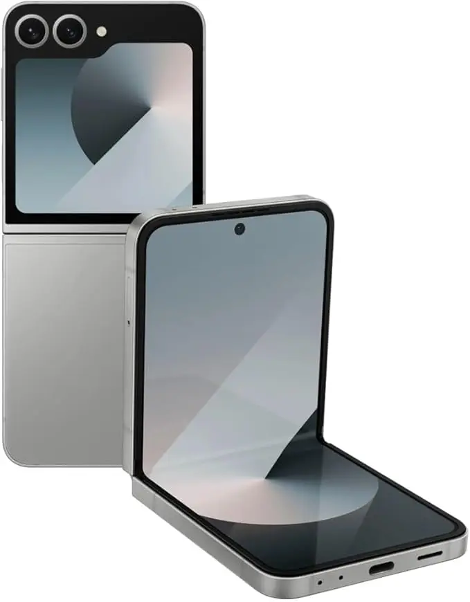REFURBISHED Samsung Galaxy Z Flip 6 Android Smartphone Silver 256GB - Unlocked - Excellent