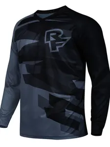 RF Downhill Jerseys Long Sleeve Downhill Shirt 100% Polyester Cycling Jerseys Mountain Bike DH Shirt Bicycle Racing Wear Mtb