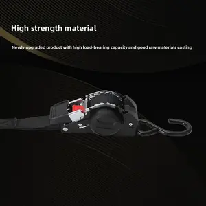 Automatic recycling straps motorcycle car off-road vehicle self-driving camping luggage fixed strap tensioner