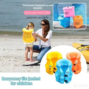Children's life jacket buoyancy inflatable vest Child swimwear anti-reverse vest beginner swimming