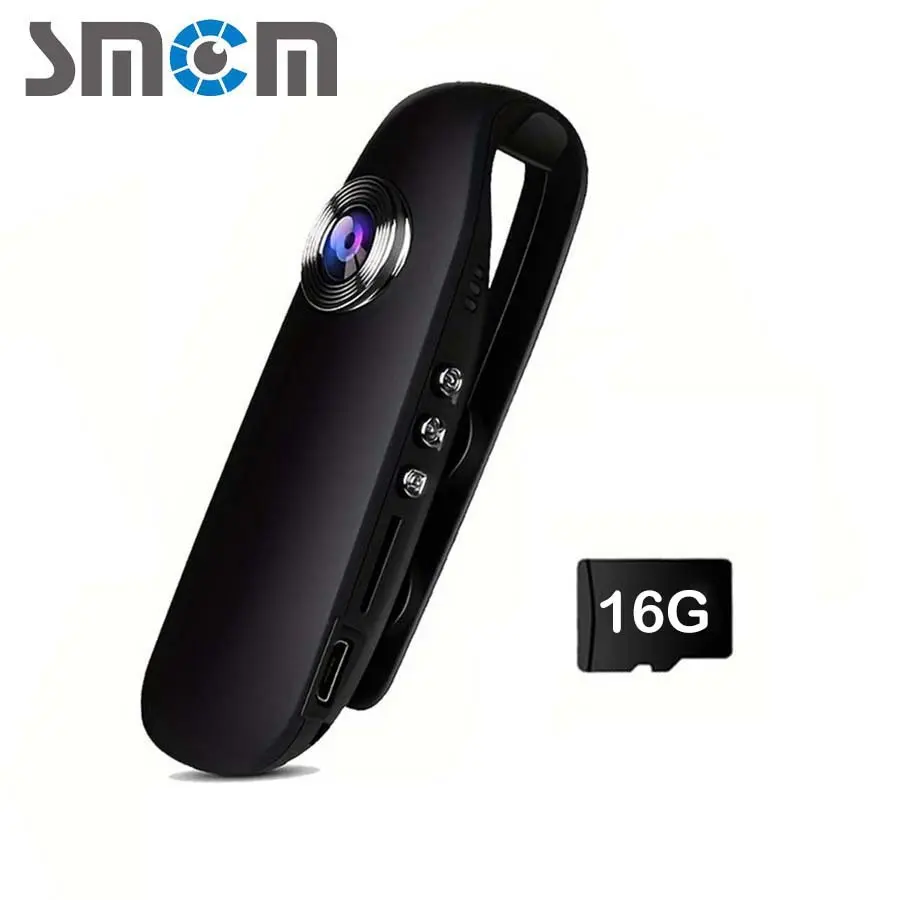 Portable Camera with 16GB Storage Card, 1080P Full HD Wearable Camera, Home and Outdoor Use, Fixed Focus, Hybrid Viewfinder, Cmos Sensor