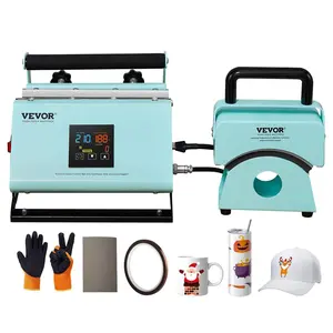 【Summervibes】VEVOR 2 in 1 Tumbler and Hat Heat Press Machine Heat Machine for Caps Hats Mugs