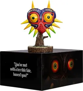 Halloween Realistic Major Mask on Tree Statue Colorful Face Adult Cosplay Costume Prop