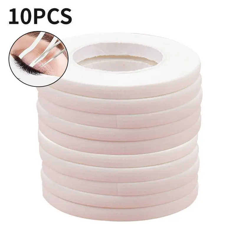 10pcs Micropore Tape for Eyelashes Lashes Extension Supplies Accessories Eyelash Tapes for Under Eyes Eyelash Extensions Tape